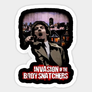 Invasion of the Body Snatchers 1978 Fan Art Design Sticker